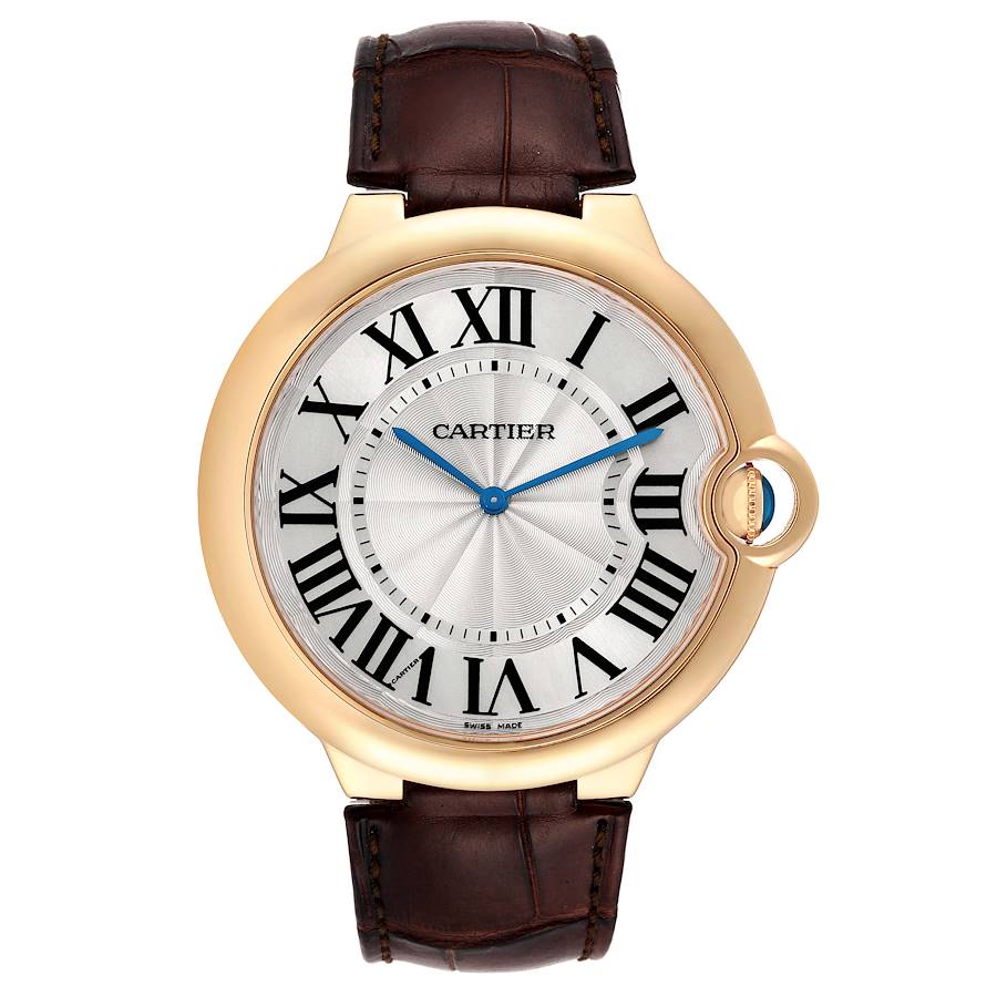 Cartier Ballon Bleu Rose Gold Mens Watch W690054