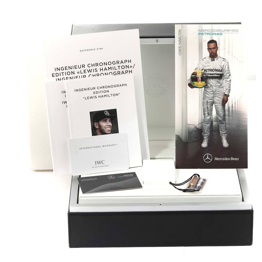 IWC Ingenieur Chronograph Lewis Hamilton Limited Edition Titanium Mens Watch IW379602
