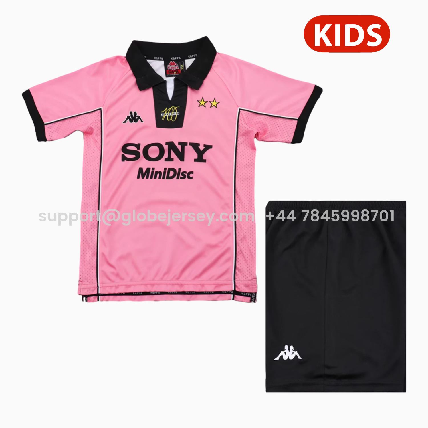 Retro Juventus 1997-98 Away Kids Kit