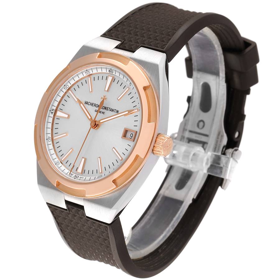 Vacheron Constantin Overseas Steel Rose Gold Mens Watch 4500V