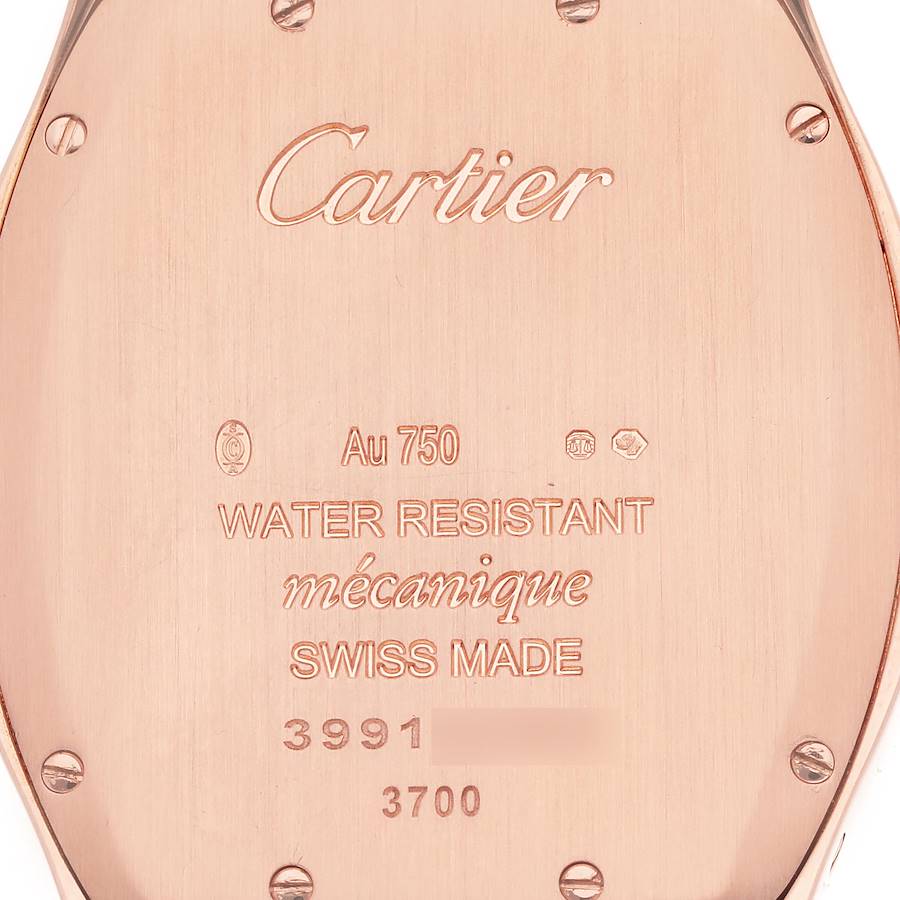 Cartier Tortue Medium Rose Gold Diamond Ladies Watch WJTO0009