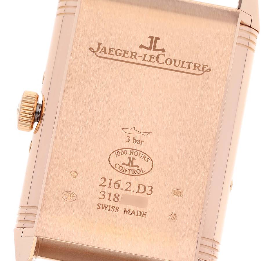 Jaeger LeCoultre Reverso Tribute Duoface Rose Gold Watch Q3912420
