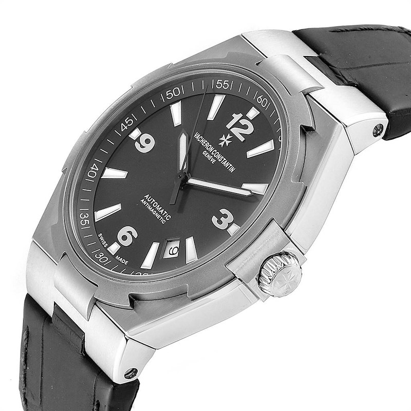 Vacheron Constantin Overseas Deep Stream Grey Dial Steel Mens Watch 47040
