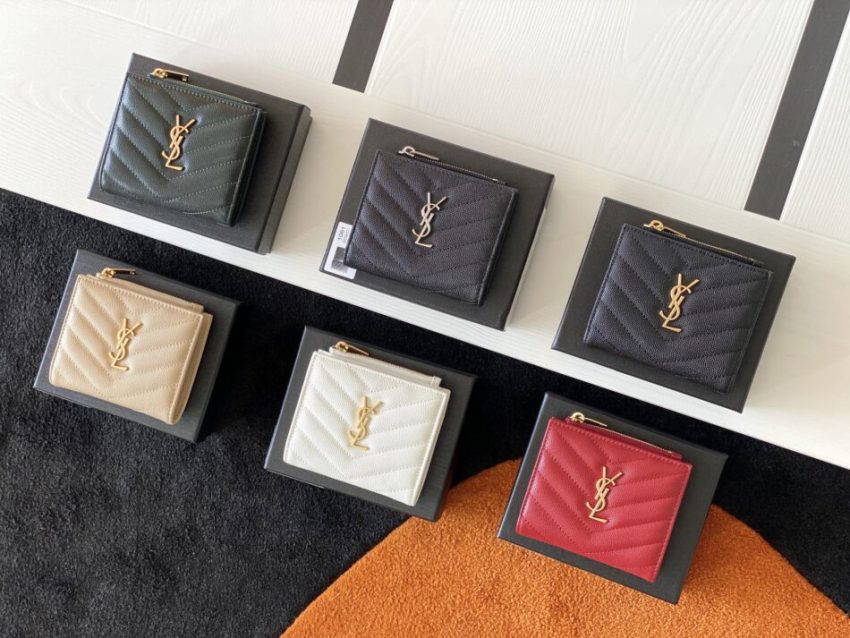 Replica Yves Saint Laurent Zipper Wallet