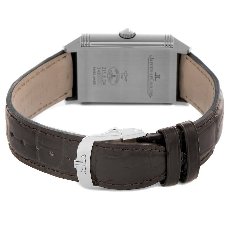 Jaeger LeCoultre Reverso Duo Day Night Steel Watch 215.8.D4 Q3848420