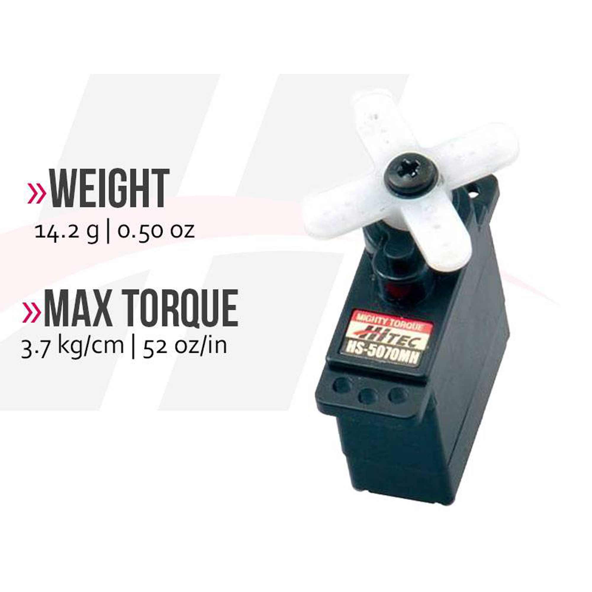 HS-5070MH Micro Digital HV Ultra Torque Metal Gear Feather Servo