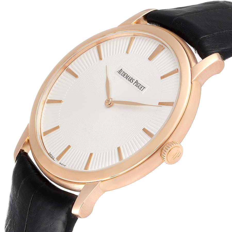 Audemars Piguet Jules 41mm Extra-Thin Rose Gold Mens Watch 15180R
