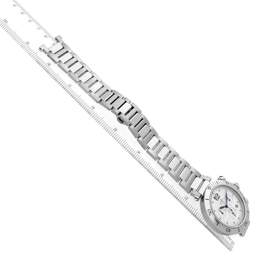 Cartier Pasha 41mm Silver Dial Steel Mens Watch WSPA0018