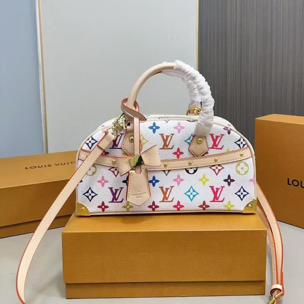 Louis Vuitton Lv X Tm Handbag East West Mullticolored 28cm M13084