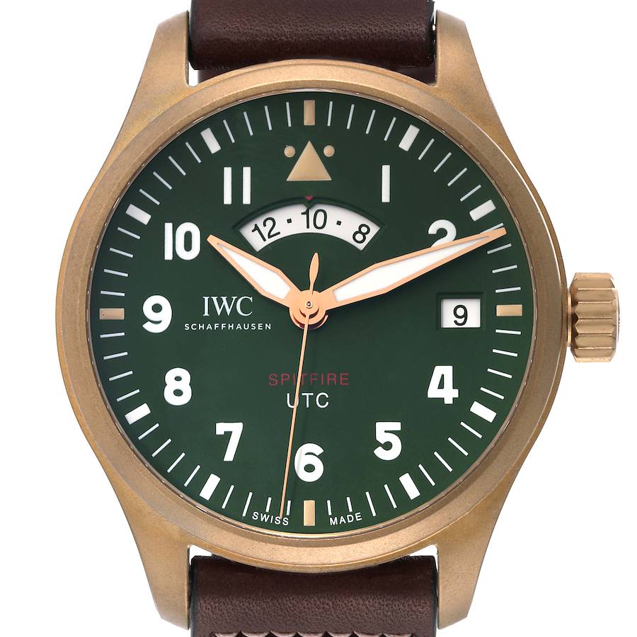 IWC Pilot UTC Spitfire Limited Edition Bronze Mens Watch IW327101