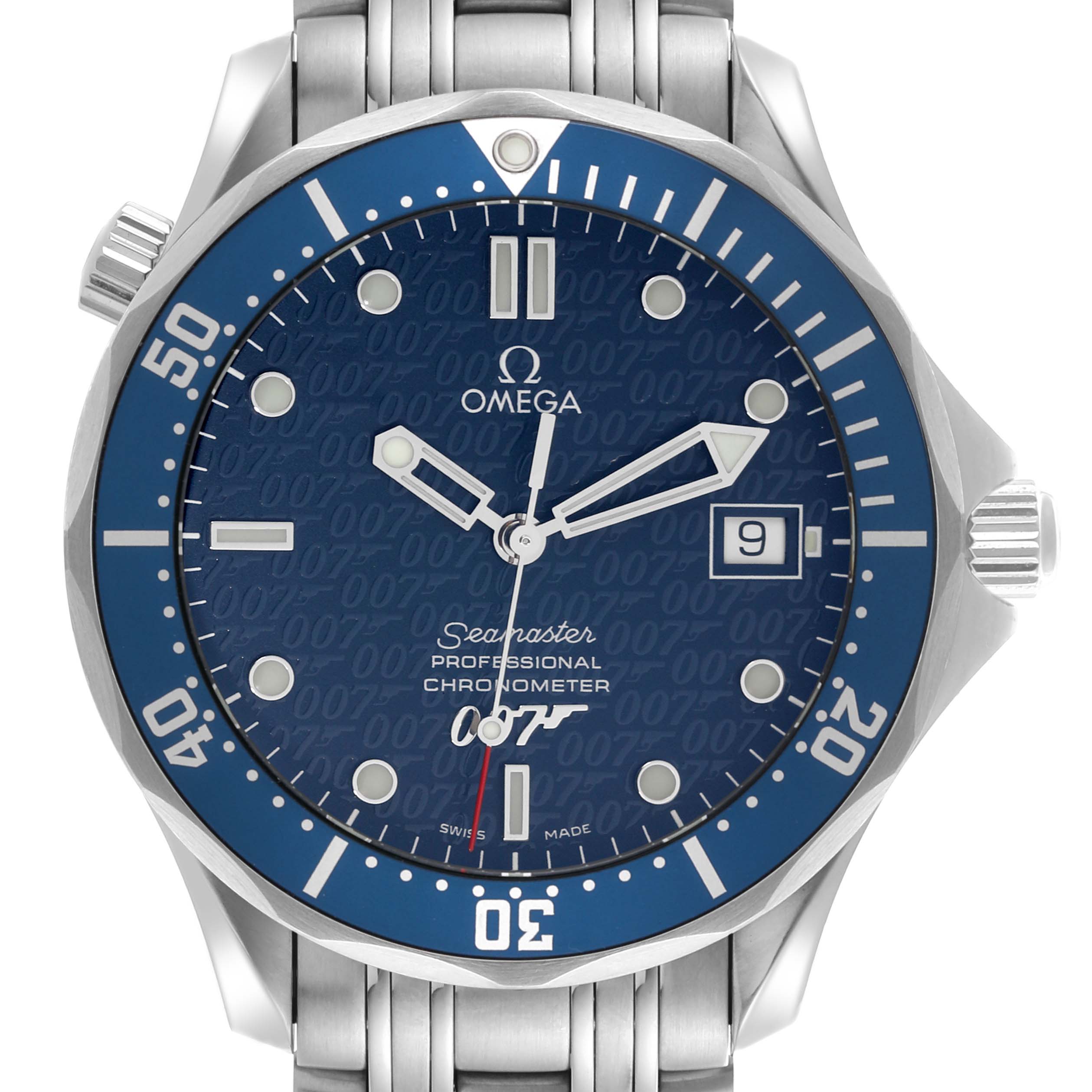 Omega Seamaster 40 Years James Bond LE Steel Mens Watch 41.5 MM 2537.80.00
