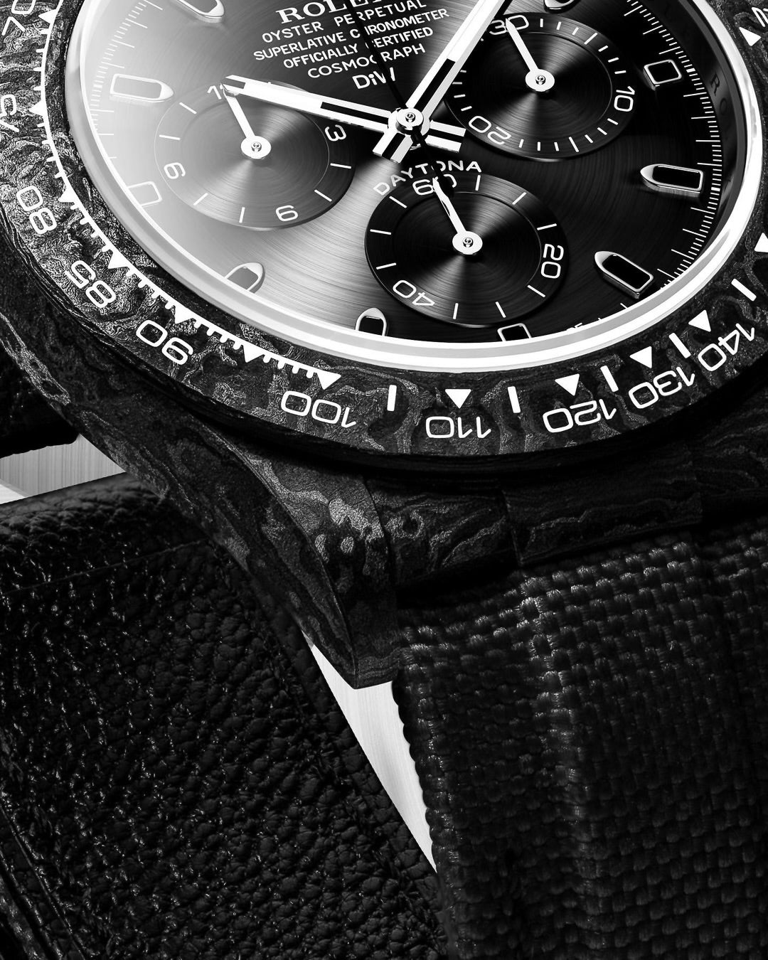 NTPT Carbon DiW Rolex Daytona &ldquo;ALL BLACK"