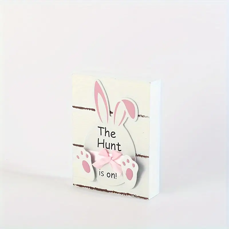 Easter Wooden Bunny Ornament