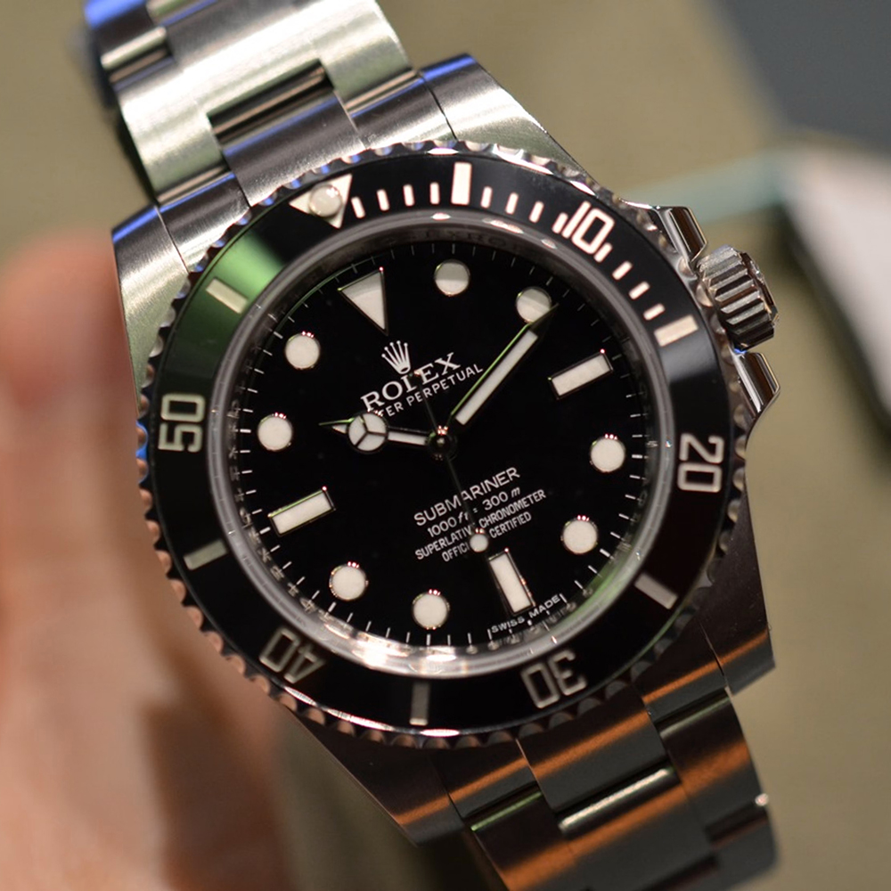 Rolex Submariner No Date 40mm 4 Liner Steel Mens Watch 14060M