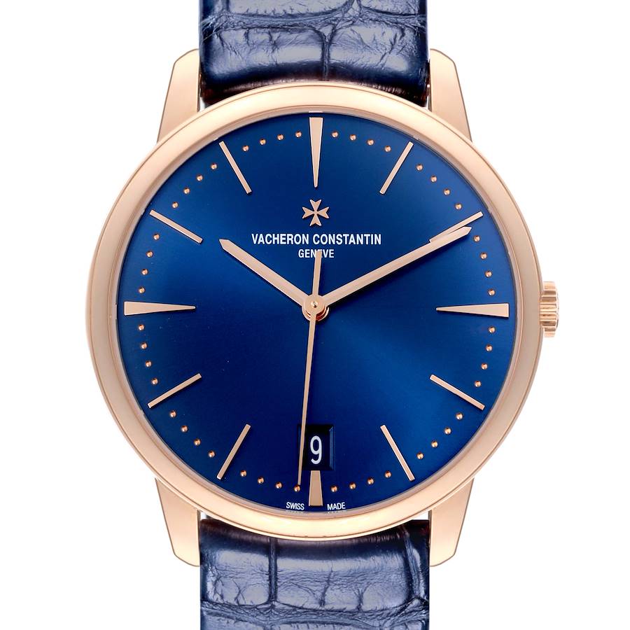 Vacheron Constantin Patrimony 36mm Rose Gold Mens Watch 4100U