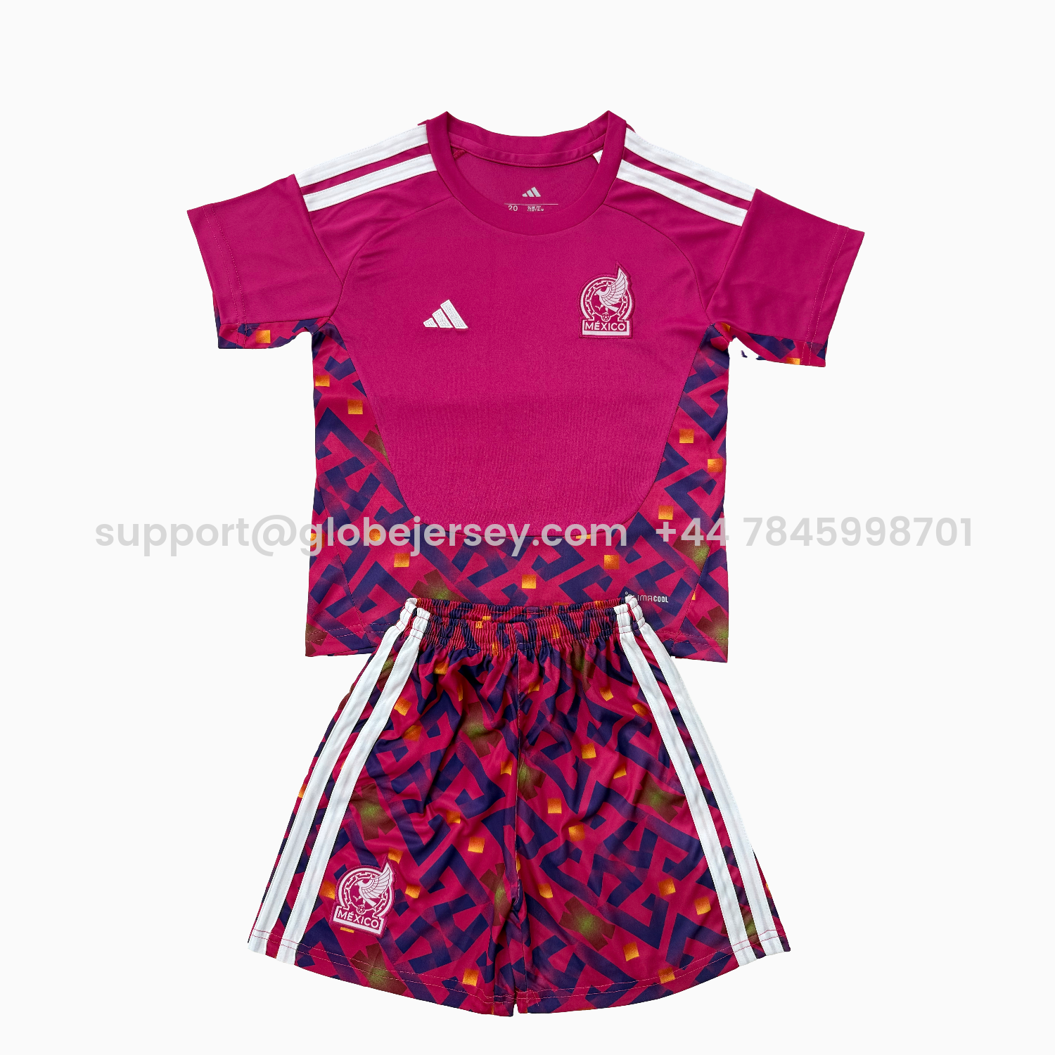 Mexico 2026 Goalkeeper Pink Men's Adult Jersey Set - Fans Version