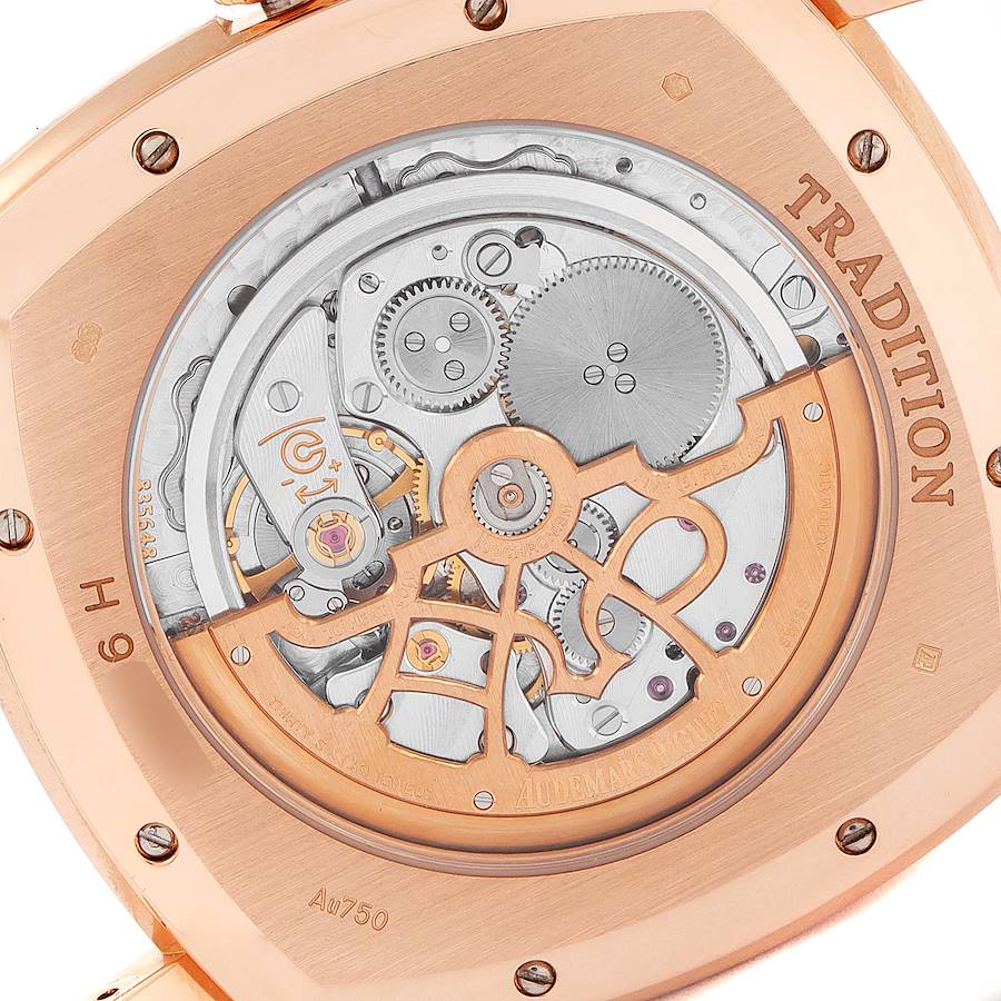 Audemars Piguet Tradition Rose Gold MOP Diamond Mens Watch 15337