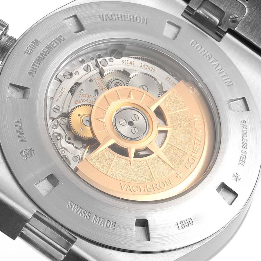 Vacheron Constantin Overseas World Time Automatic Steel Mens Watch 7700V