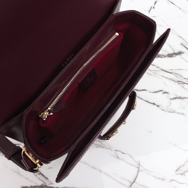 Replica Gucci G 1955 Horsebit Red Denim