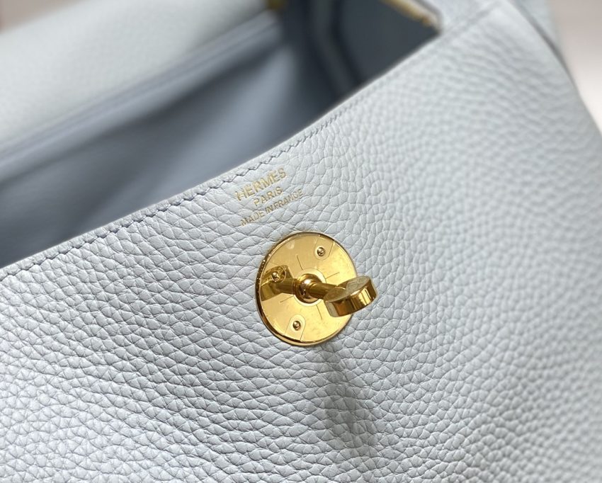 Replica Hermès Lindy Grail Blue