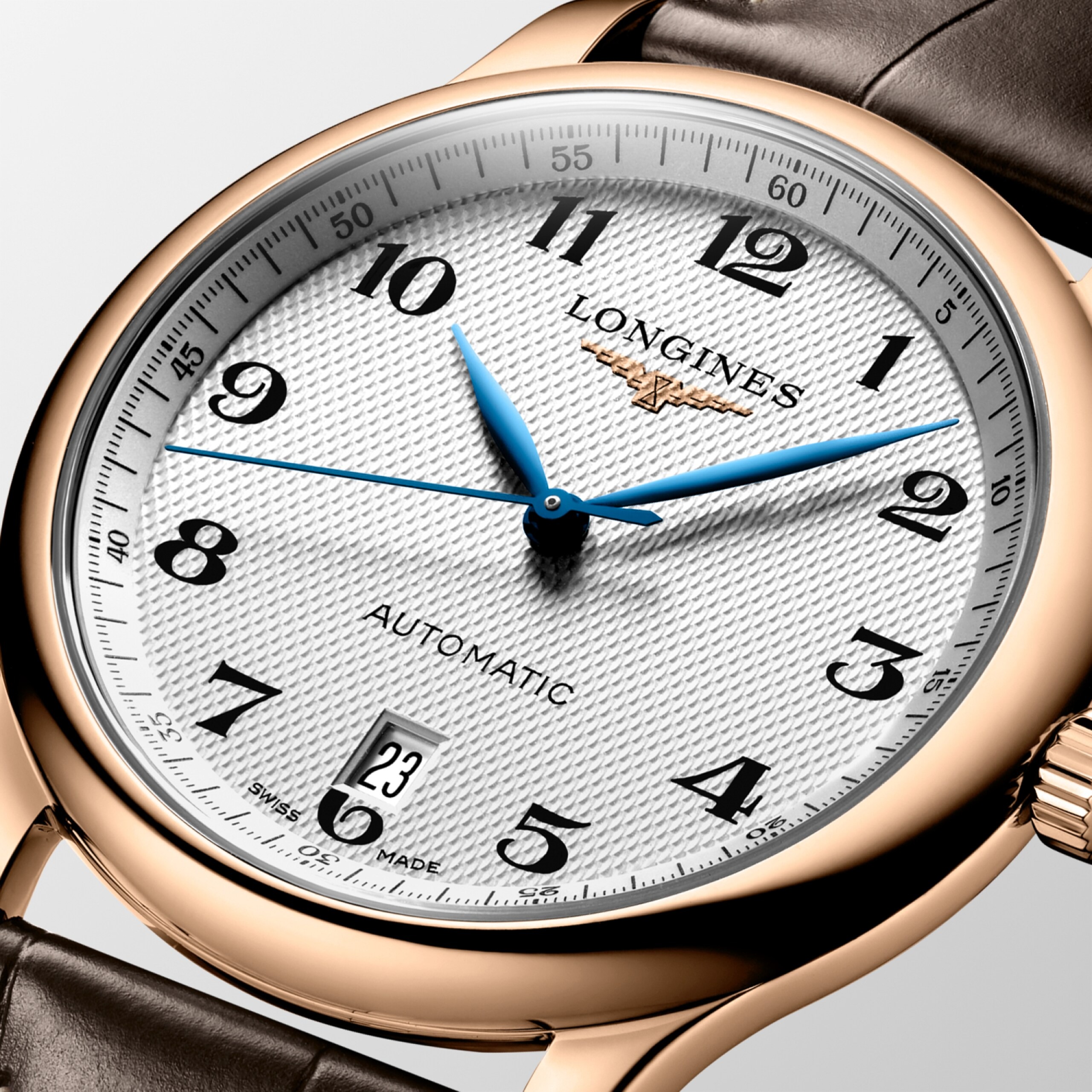 Longines Master Collection Rose gold automatic watch 38.5MML2.628.8.78.3