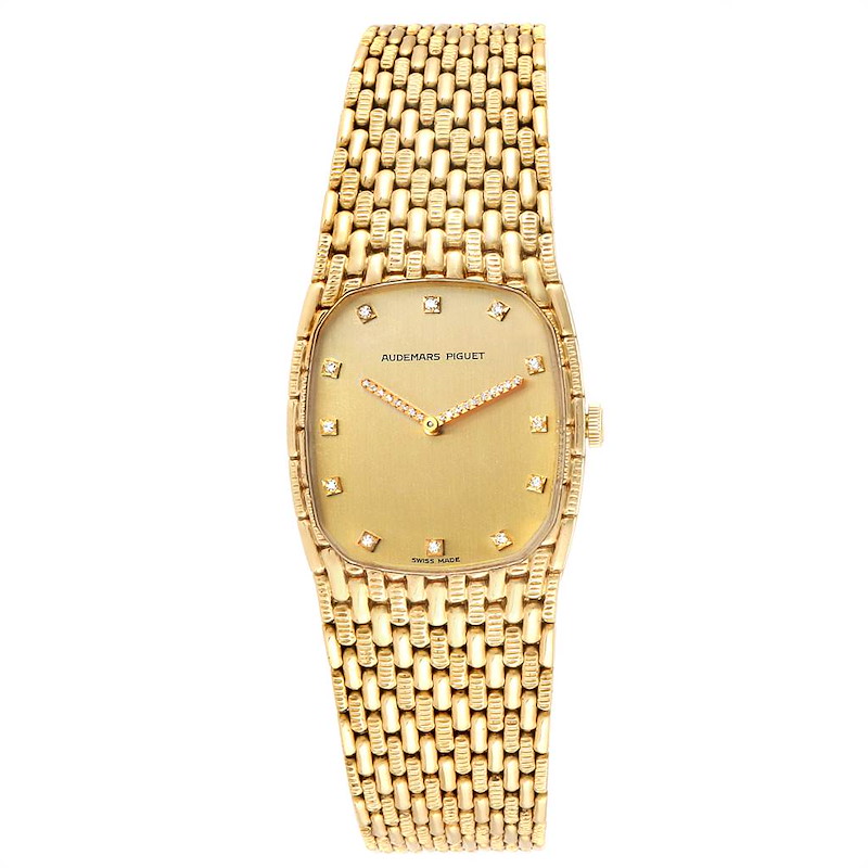 Audemars Piguet 18K Yellow Gold Diamond Unisex Watch 40154