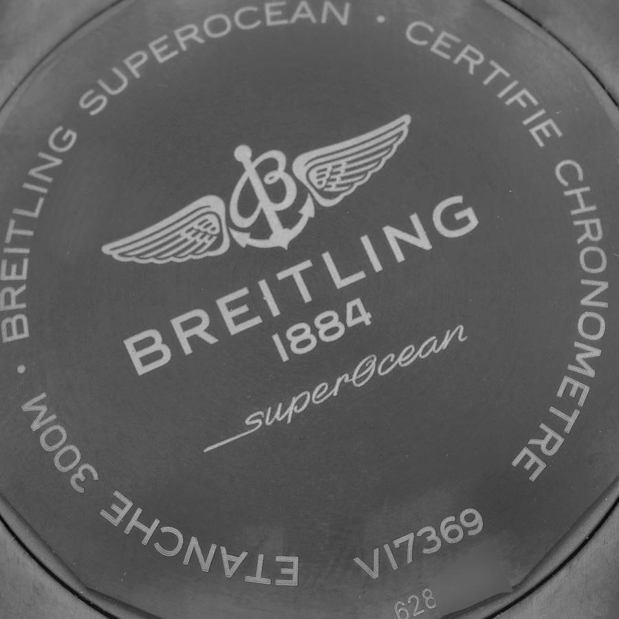 Breitling Superocean 48 Blue Dial Titanium Mens Watch V17369
