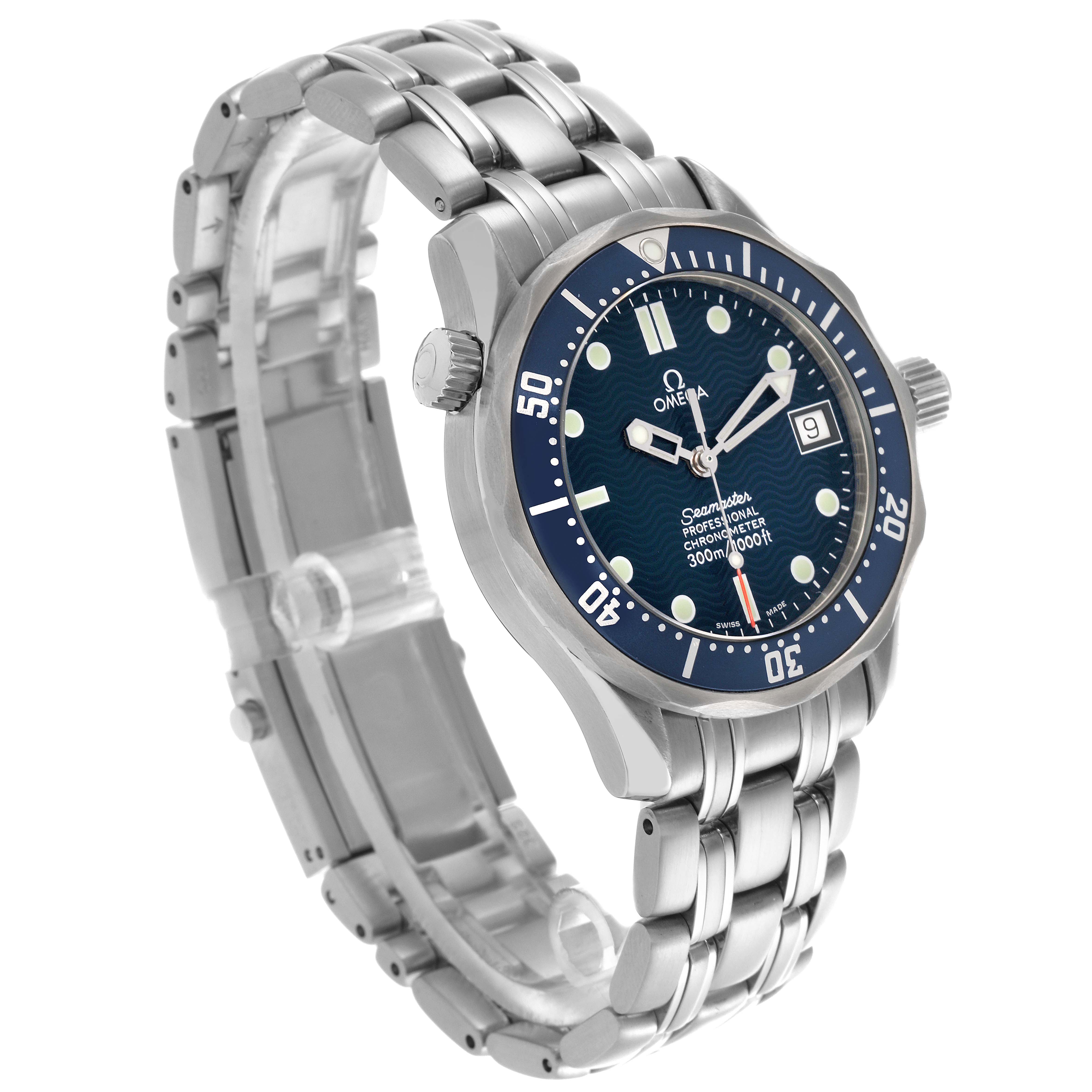Omega Seamaster MidsizeBlue Dial Steel Mens Watch 36.25 MM 2551.80.00