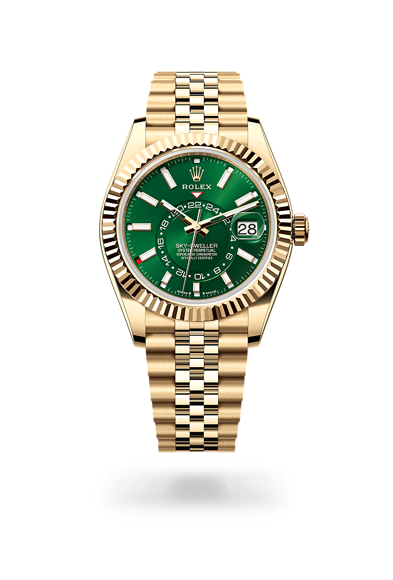 2025 NEW Rolex Sky-Dweller Oyster, 42 mm, yellow gold M336938-0008