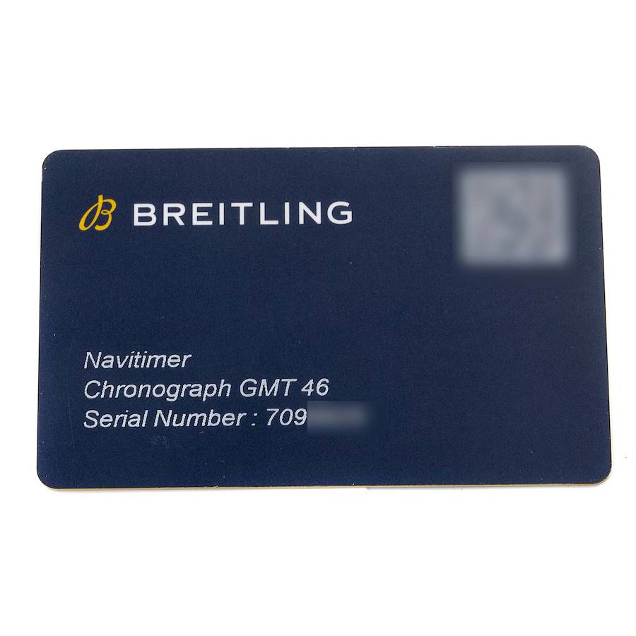 Breitling Navitimer World Blue Dial Steel Mens Watch A24322