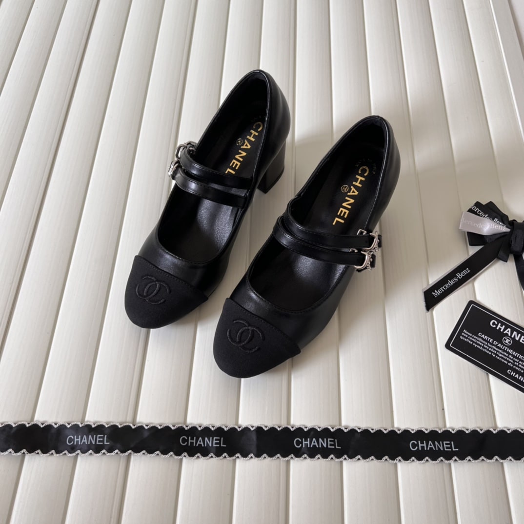 Chanel Mary Janes And Grosgrain Black G45696 B16524 Nx492