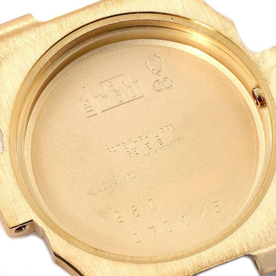 Patek Philippe Nautilus 18K Yellow Gold Diamond Ladies Watch 4700