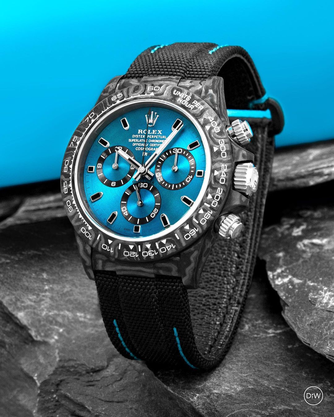 DiW Rolex Daytona Color Changing Dial "AZURE UP PROJECT"