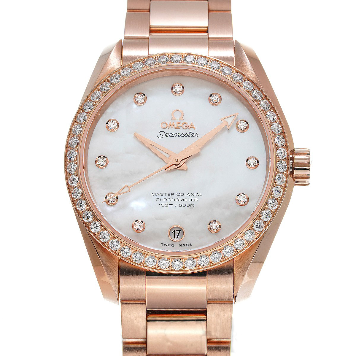 Omega Aqua Terra MOP 18K Red Gold
