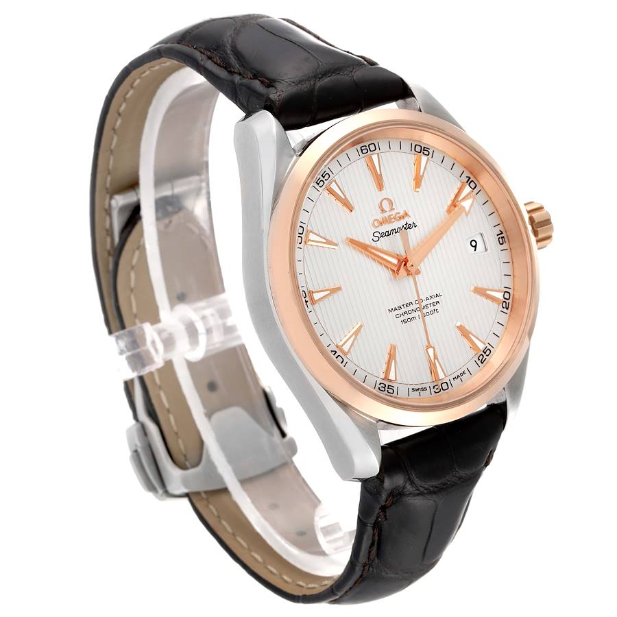 Omega Seamaster Aqua Terra Steel Rose Gold Mens Watch 231.23.42.21.02.001