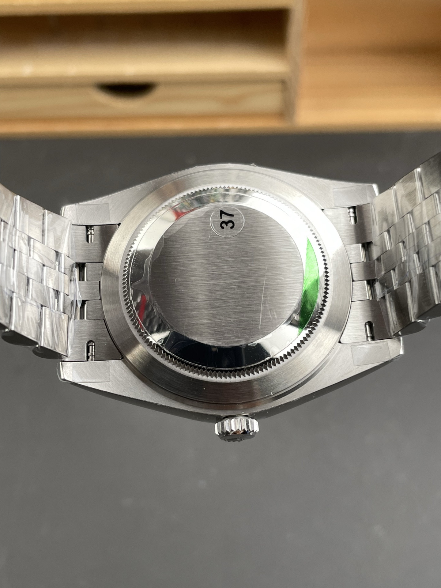 Blue Grid Datejust Wave Blue Dial