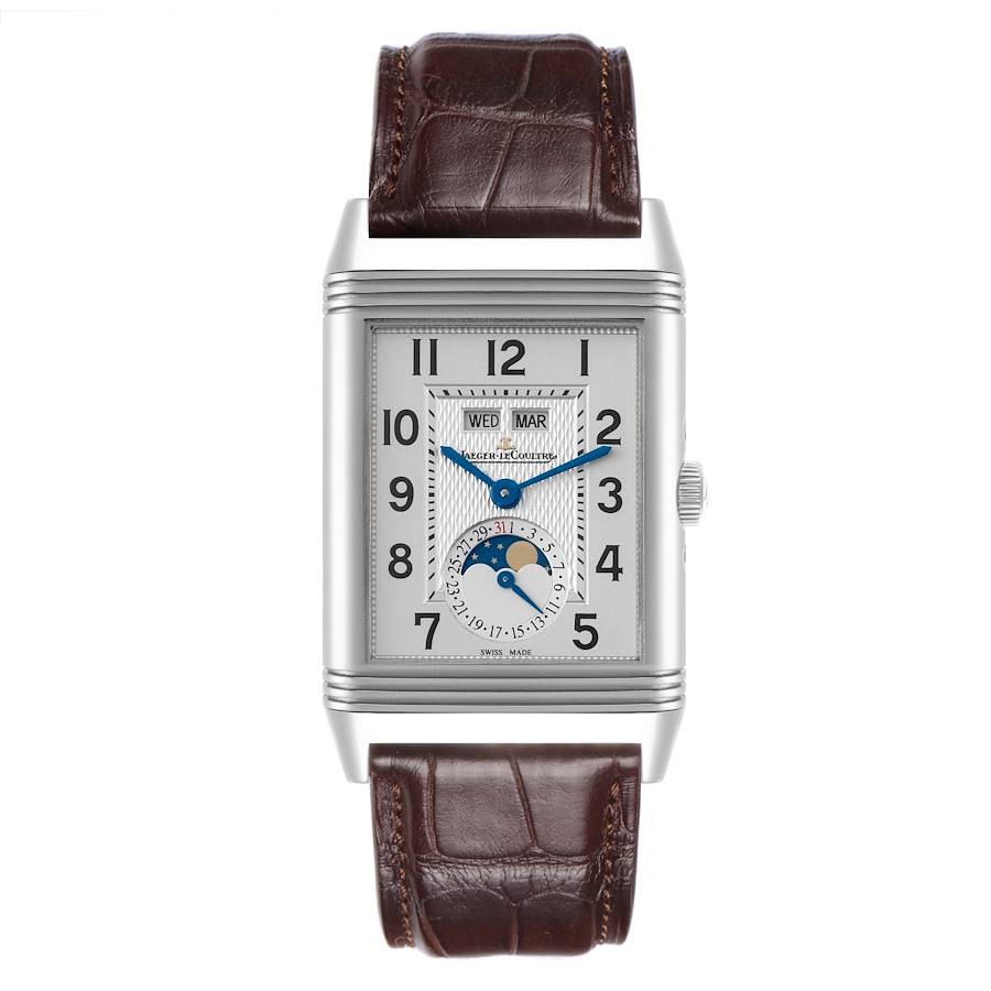 Jaeger LeCoultre Grande Reverso Steel Mens Watch 273.8.84 Q3758420