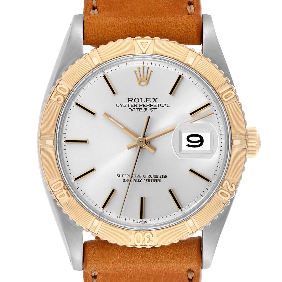 Rolex Datejust Turnograph Steel Yellow Gold Vintage Watch 1625