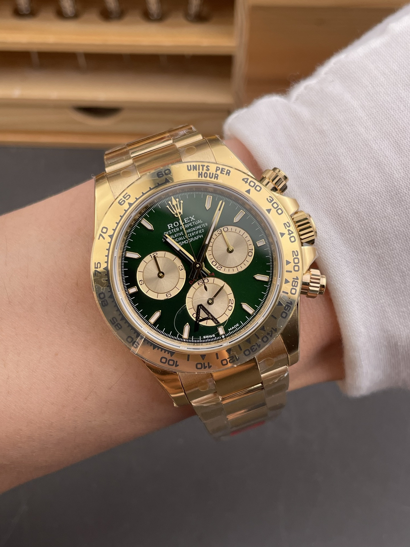 New Daytona Green Gold