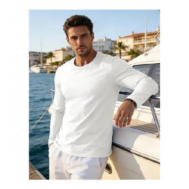 Men's Cotton Crewneck T-Shirts