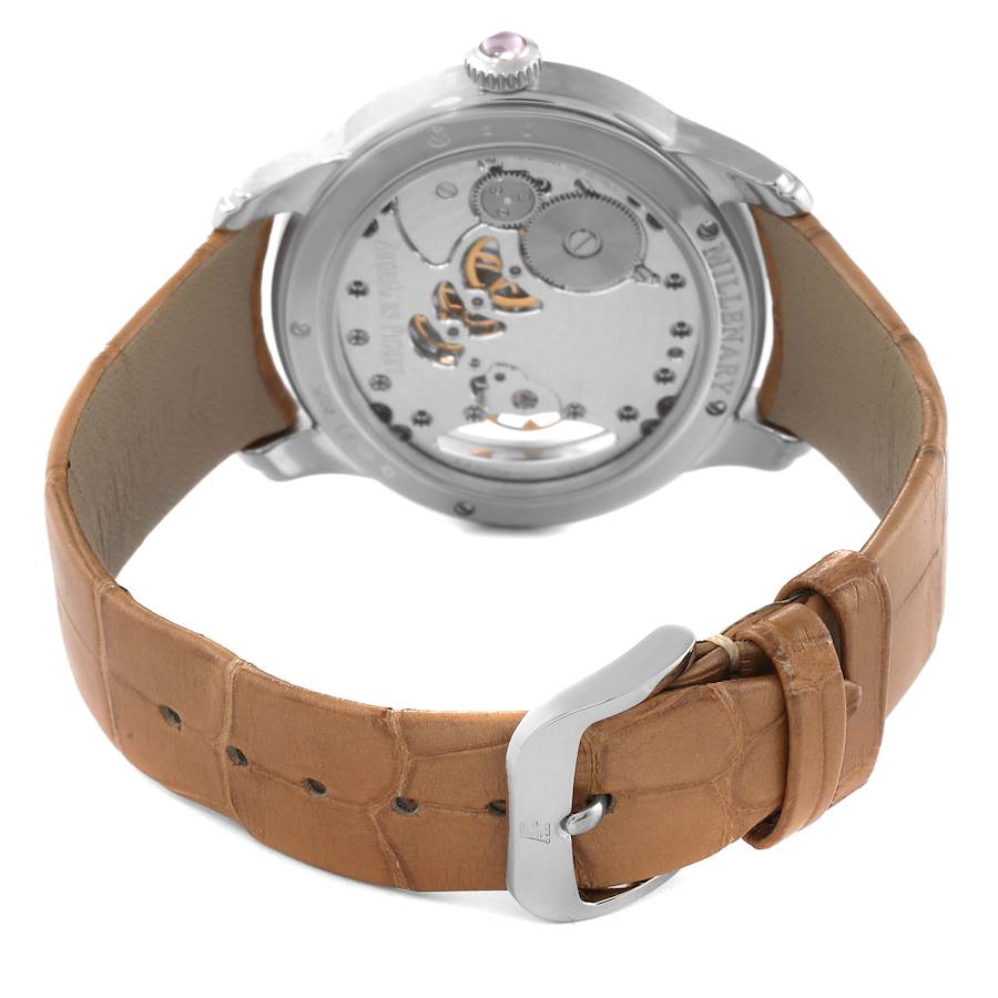 Audemars Piguet Millenary White Gold Mother Of Pearl Diamond Ladies Watch 77247BC