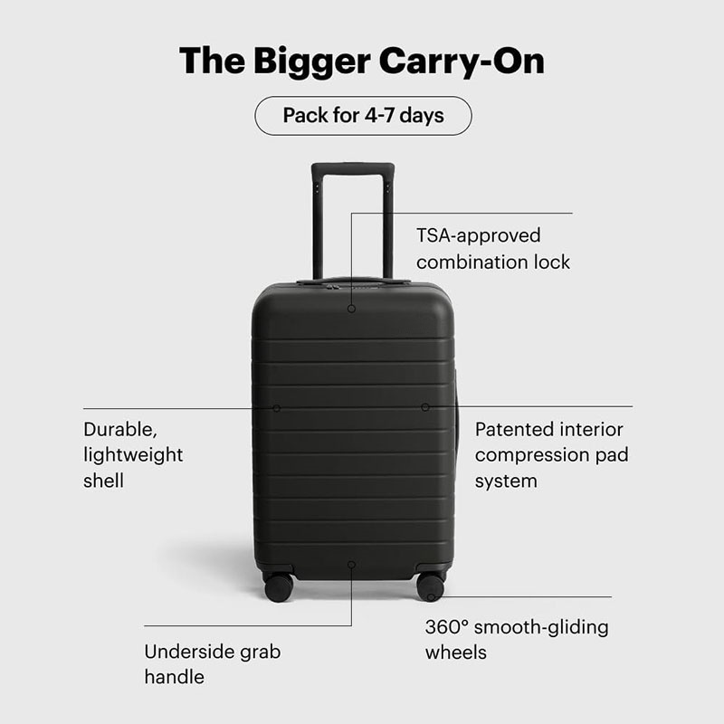 NOVELUX Bigger Carry-On Luggage