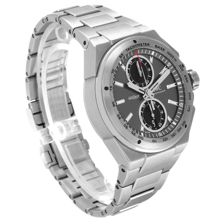 IWC Ingenieur Chronograph Racer Gray Dial Steel Mens Watch IW378508