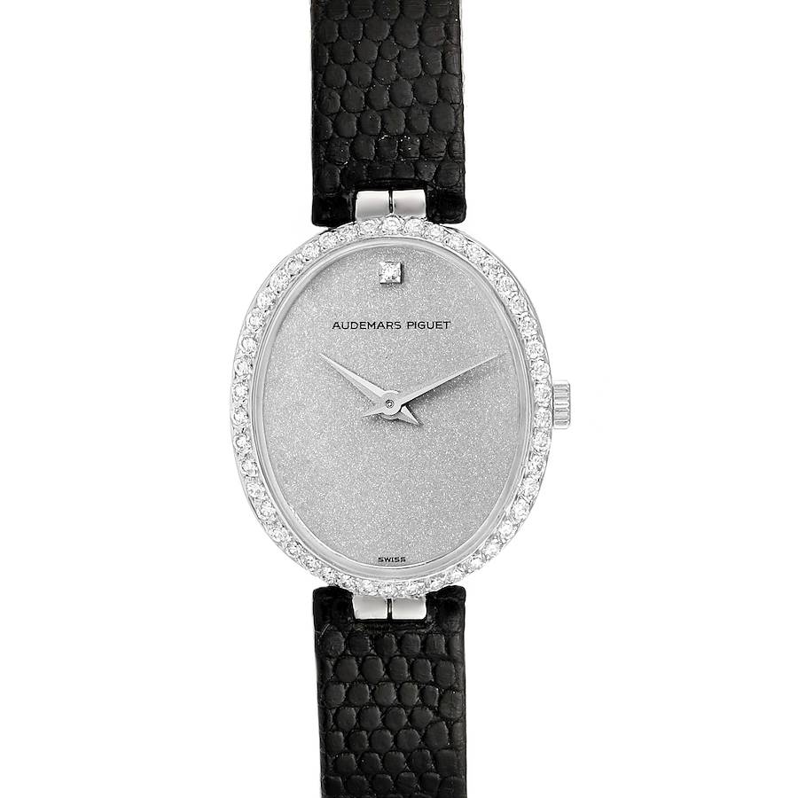 Audemars Piguet Vintage 18k White Gold Diamond Ladies Watch 7073BC