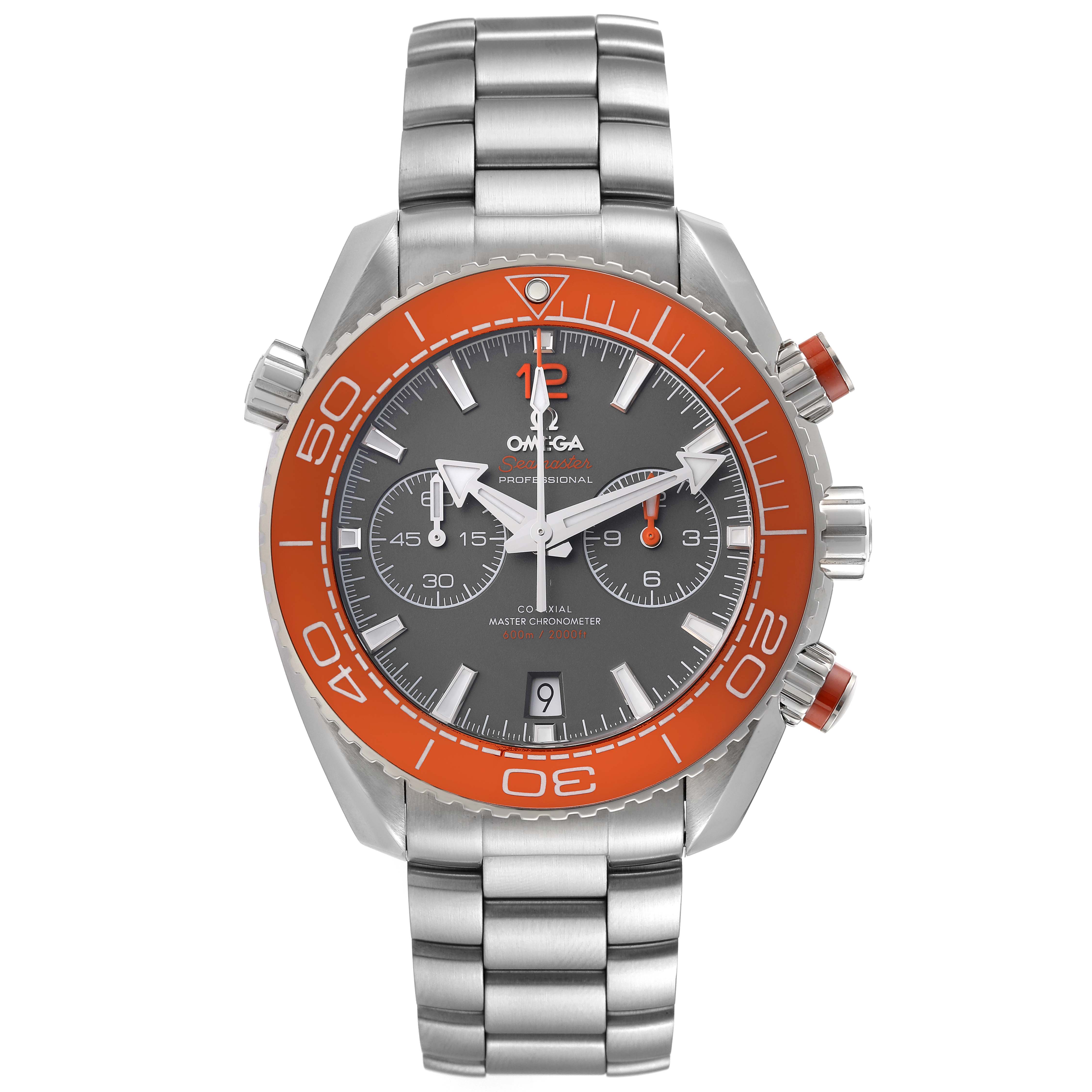 Omega Planet Ocean Chronograph Steel Mens Watch 45.5 MM 215.30.46.51.99.001