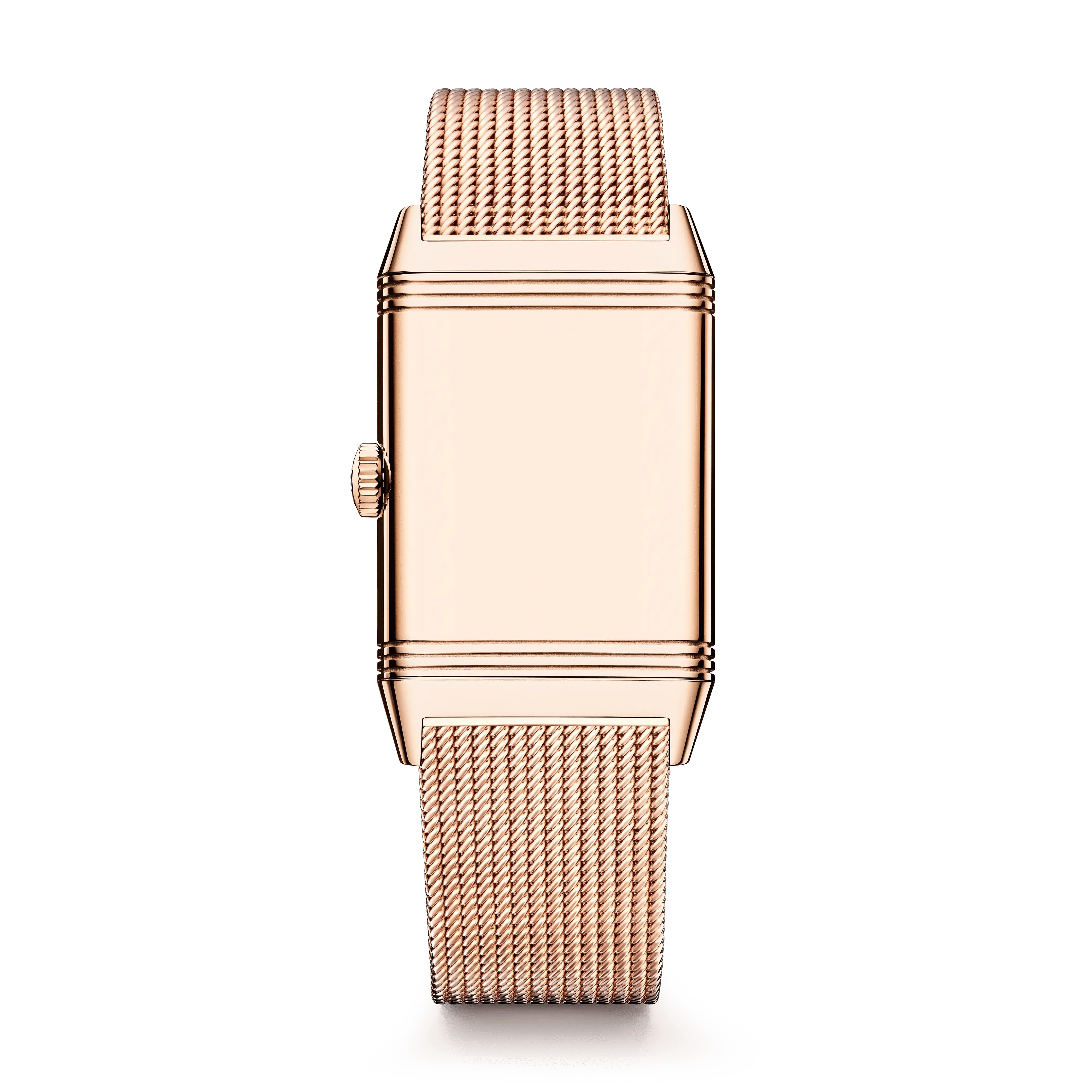 Pink Gold Reverso Tribute Monoface Small Seconds 'Or Deco' Men&rsquo;s Watch Q713216J