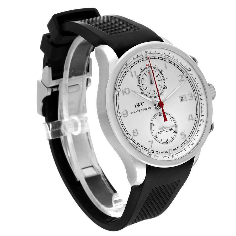 IWC Portuguese Yacht Club Carbon Dial Titanium Mens Watch IW390211