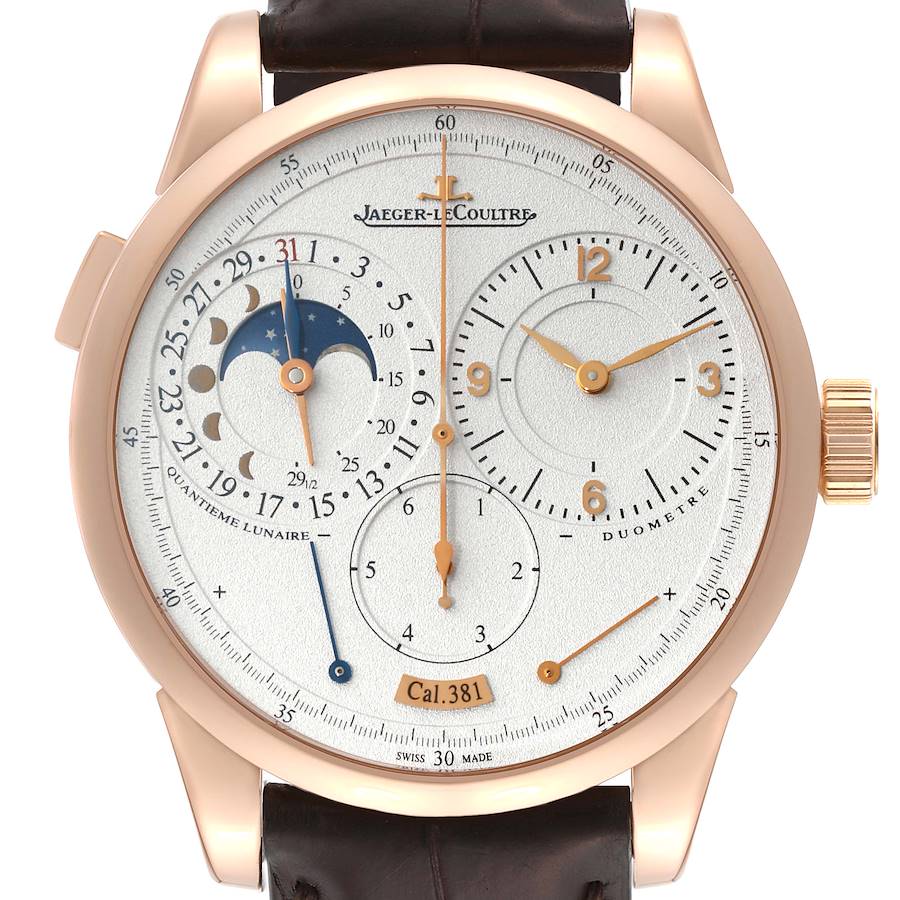 Jaeger Lecoultre Duometre Quantieme Lunaire Rose Gold Watch Q6042521