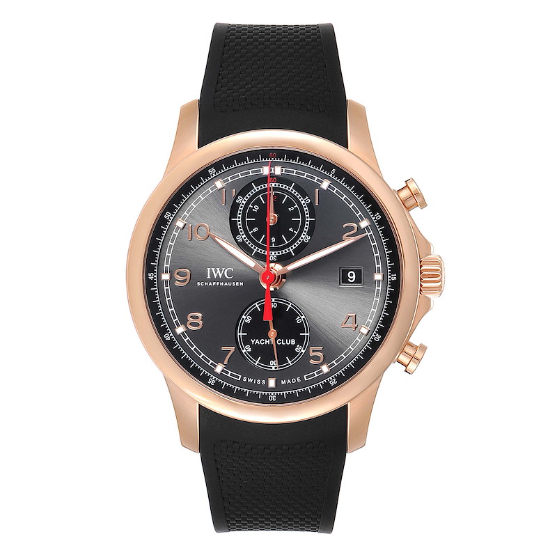 IWC Portuguese Yacht Club Rose Gold Chronograph Watch IW390209