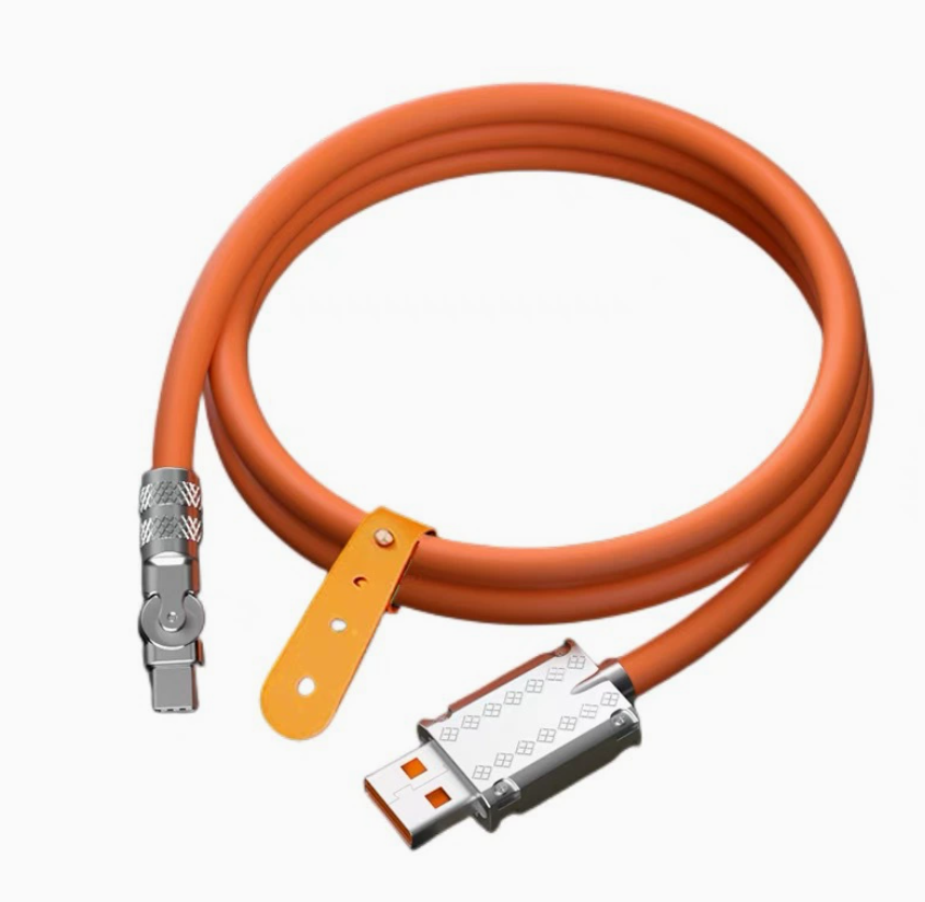 Heavy-Duty Zinc Alloy 120W Fast Charge Cable